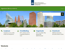 Tablet Screenshot of algemenebestuursdienst.nl
